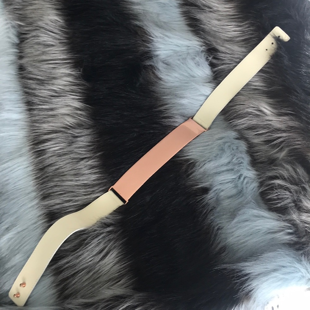 Rose Gold & Ivory Waist Belt